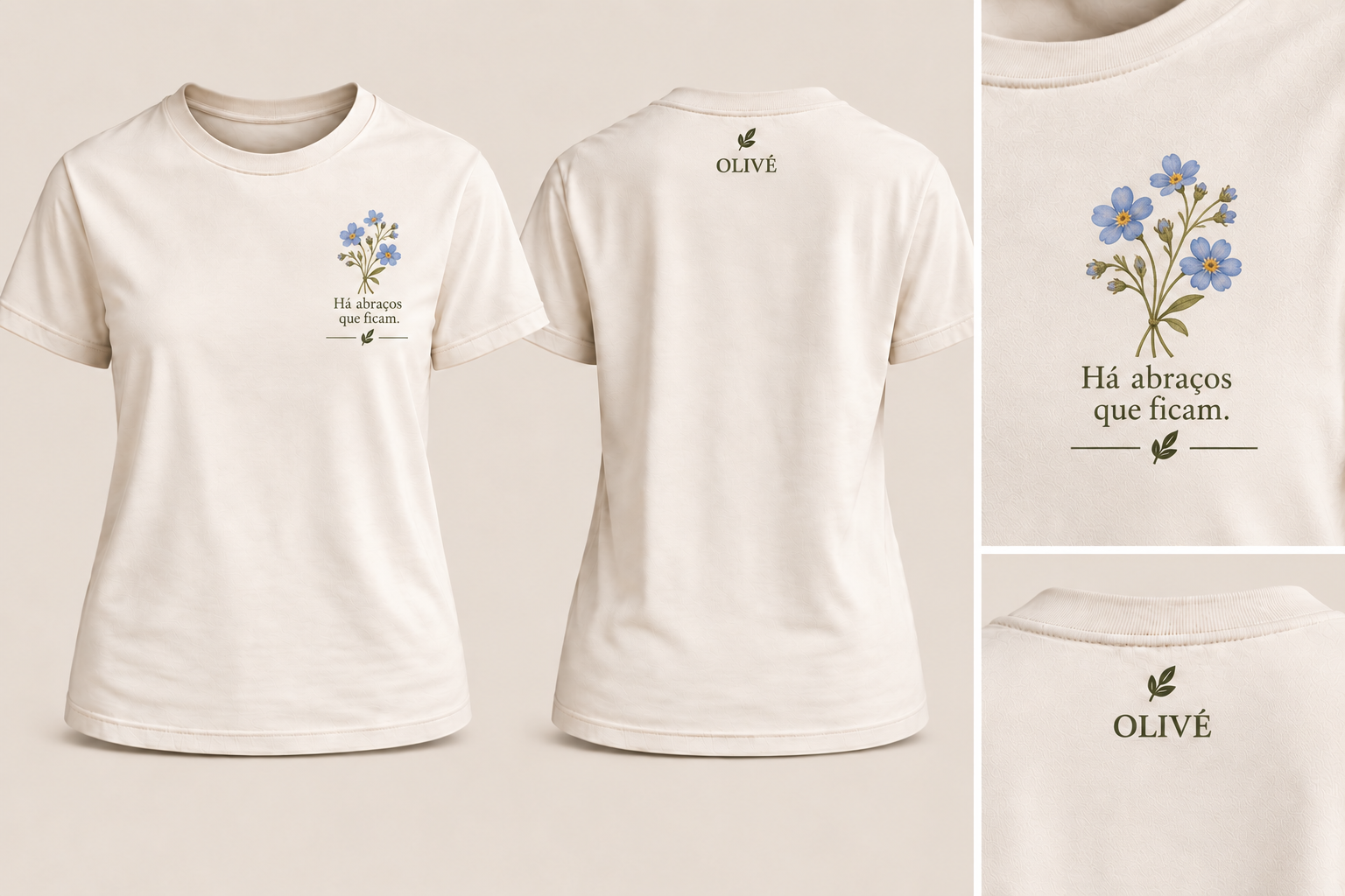 Há abraços que ficam, t-shirt OLIVÉ