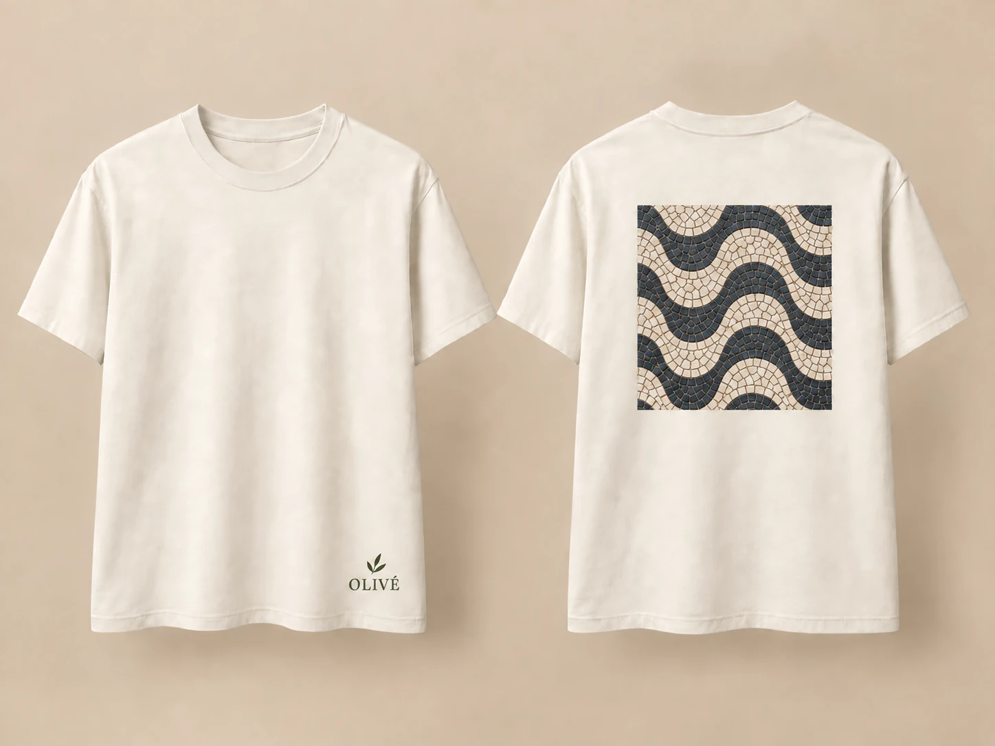 Calçada portuguesa, t-shirt OLIVÉ