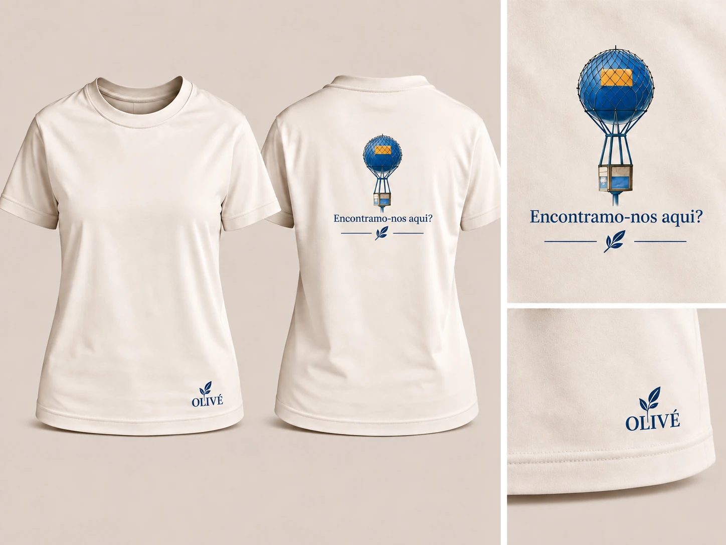 T-shirt OLIVÉ Encontramo-nos aqui